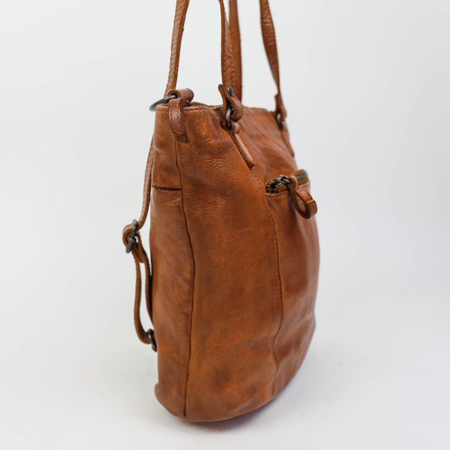 Bear Design 'Sandy'  Cognac - CL 40273, Cow Lavato Collectie