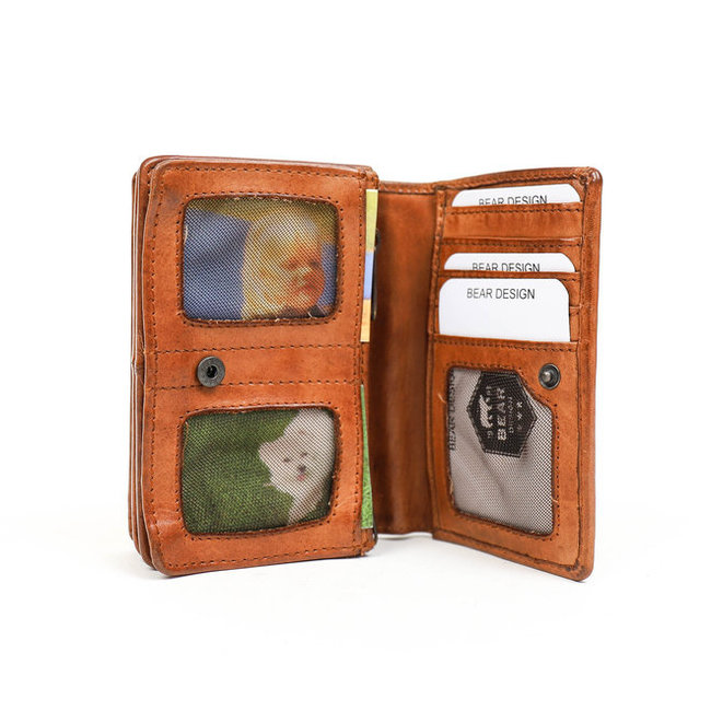 Bear Design 'Nina'  Cognac - CL 16212 , Cow Lavato Collectie