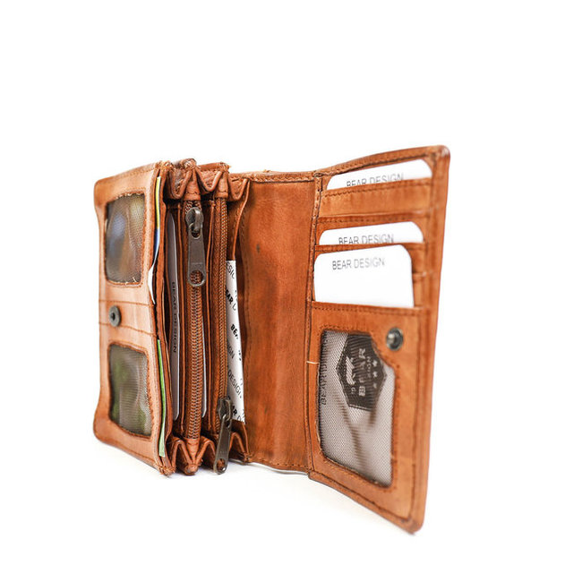 Bear Design 'Nina'  Cognac - CL 16212 , Cow Lavato Collectie