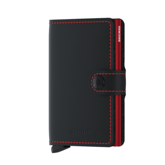 Secrid Miniwallet Matte Black & Red