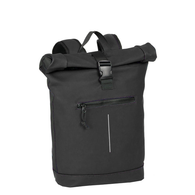 New Rebels Mart Roll-Top Backpack (L) - Black