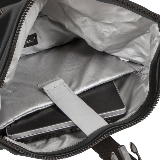 New Rebels Mart Roll-Top Backpack (L) - Black