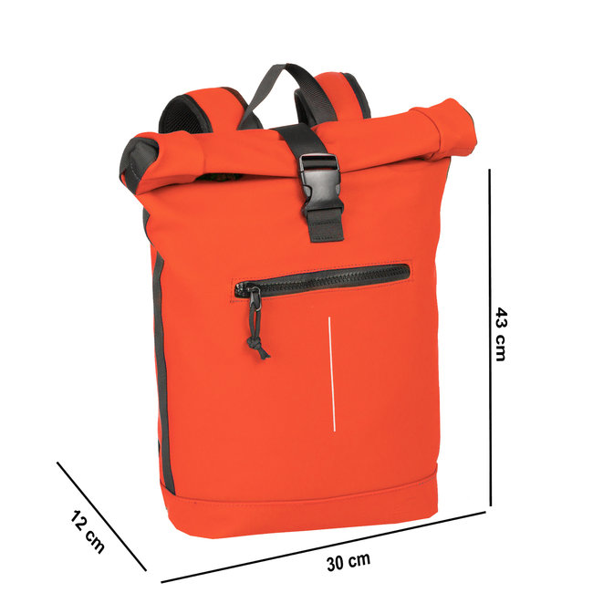 New Rebels Mart Roll-Top Backpack (L) - Oranje