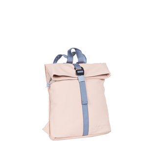 New Rebels Tim Roll-Top Backpack (S) Soft pink/soft blue