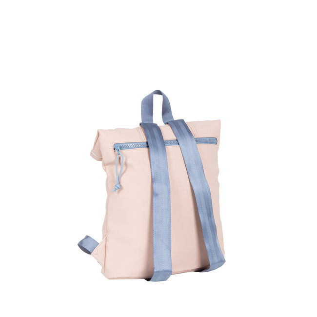 New Rebels Tim Roll-Top Backpack (S) Soft pink/soft blue