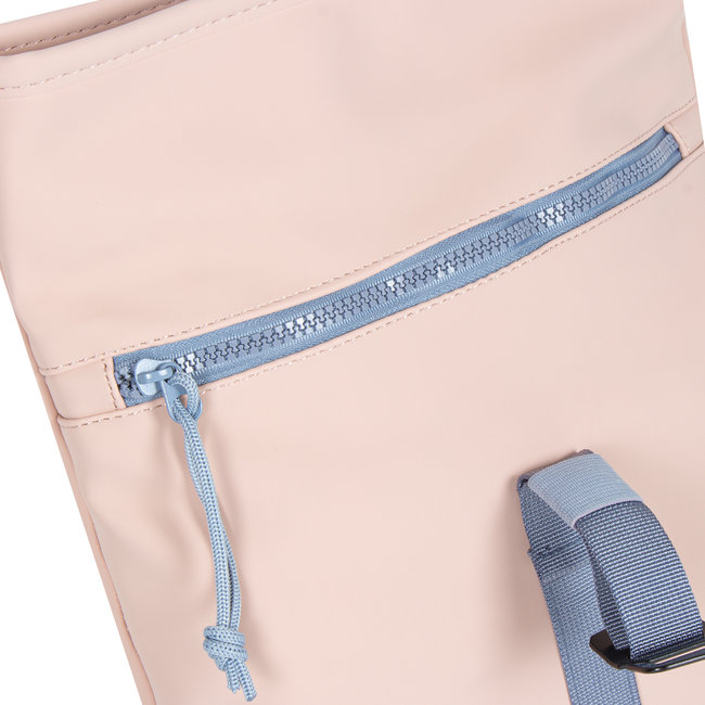 New Rebels Tim Roll-Top Backpack (S) Soft pink/soft blue