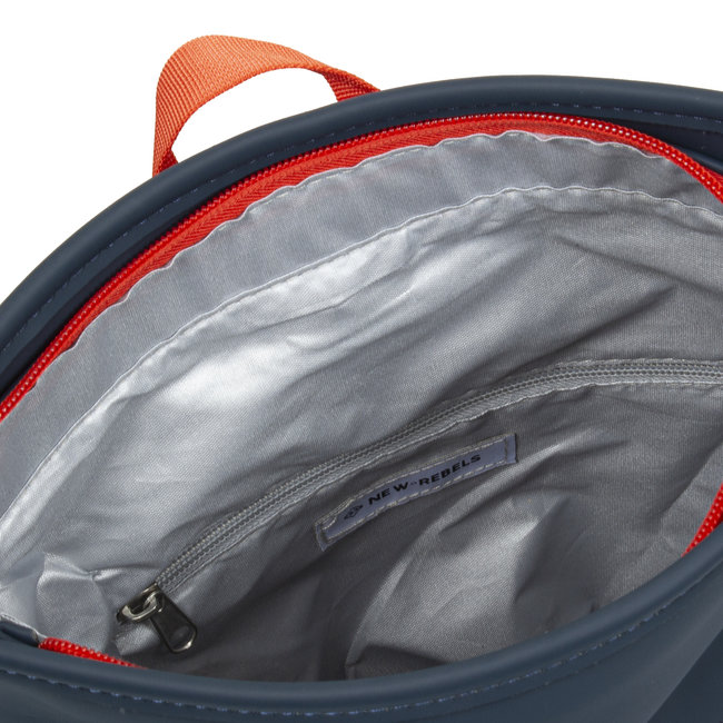 New Rebels Tim Roll-Top Backpack (S) Navy/red