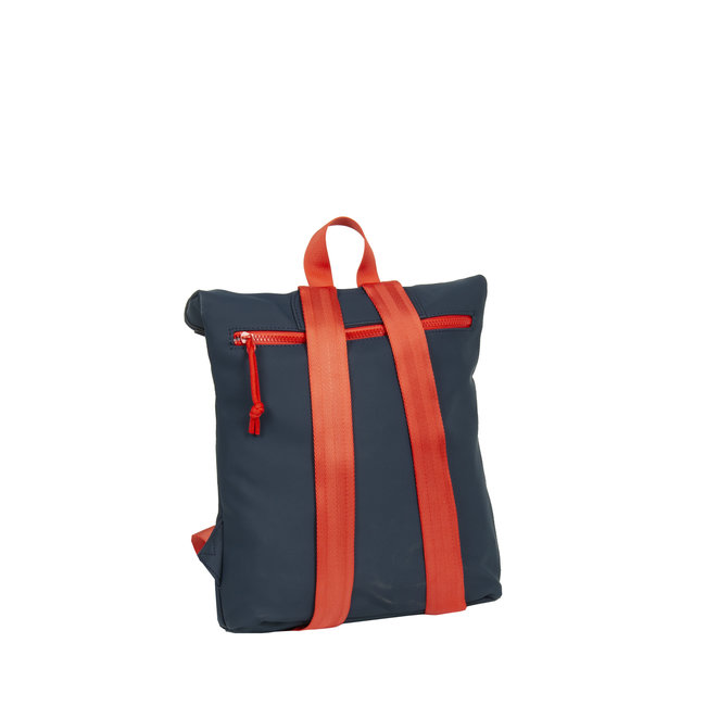 New Rebels Tim Roll-Top Backpack (S) Navy/red
