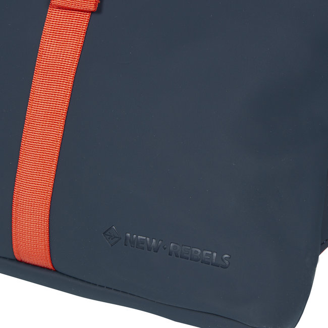 New Rebels Tim Roll-Top Backpack (S) Navy/red