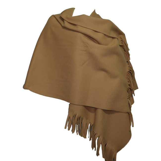 Poncho cognac