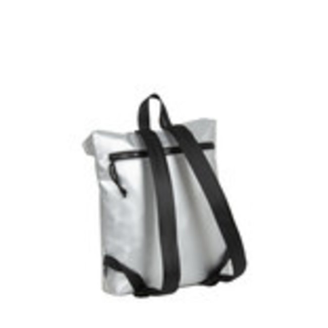 New Rebels Mart Roll-Top Backpack (S) Metallic silver