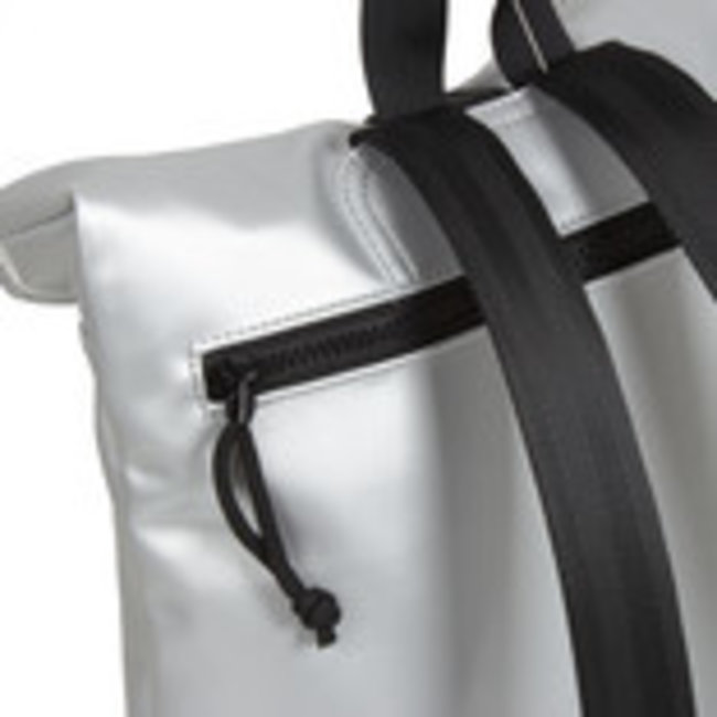 New Rebels Mart Roll-Top Backpack (S) Metallic silver