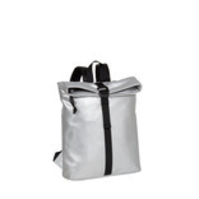 New Rebels Mart Roll-Top Backpack (S) Metallic silver