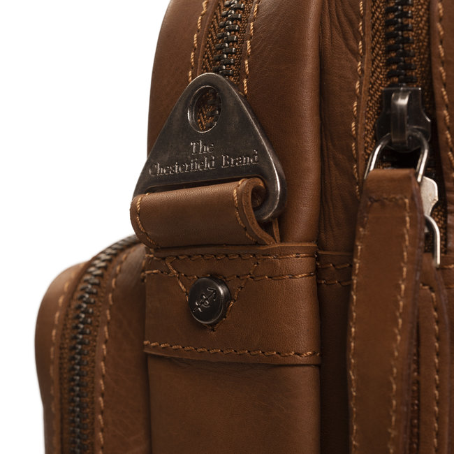 The Chesterfield Brand 'Jackson' Cognac - C40.106031,  Wax Pull Up Collectie