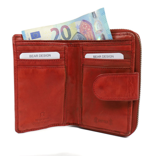Bear Design 'Loet'Rood - CL13550, Cow Lavato Collectie