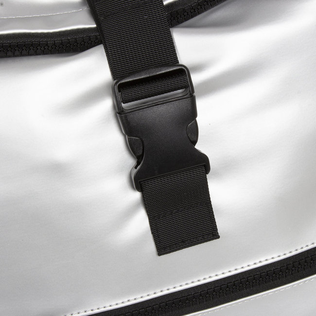 New Rebels Mart Roll-Top Backpack (L) - Metallic Silver