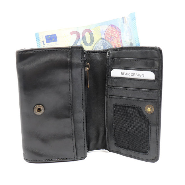 Bear Design  'Flappie' Zwart - CL 15572 , Cow Lavato Collectie