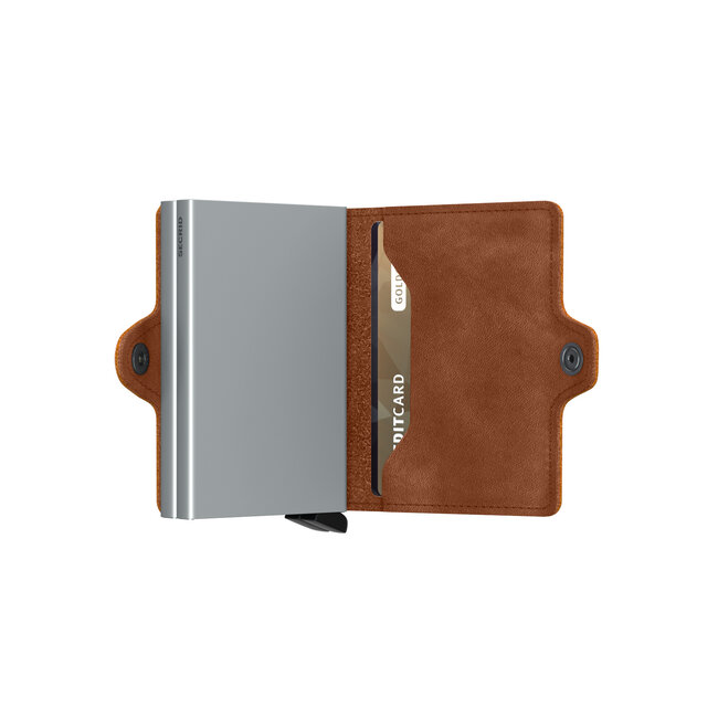 Secrid Twinwallet Vintage Cognac-Silver