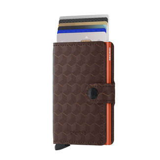 Secrid Miniwallet Optical Brown-orange