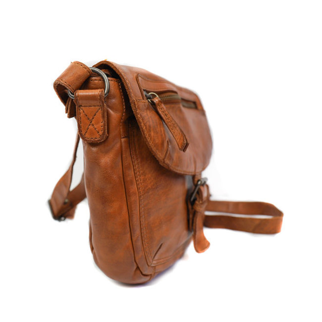 Bear Design  'Mattea'  Cognac - CL32609, Cow lavato Collectie