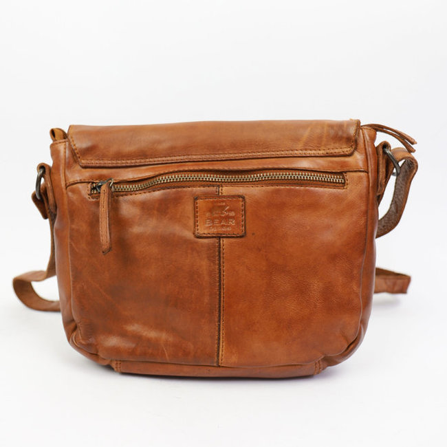 Bear Design  'Mattea'  Cognac - CL32609, Cow lavato Collectie