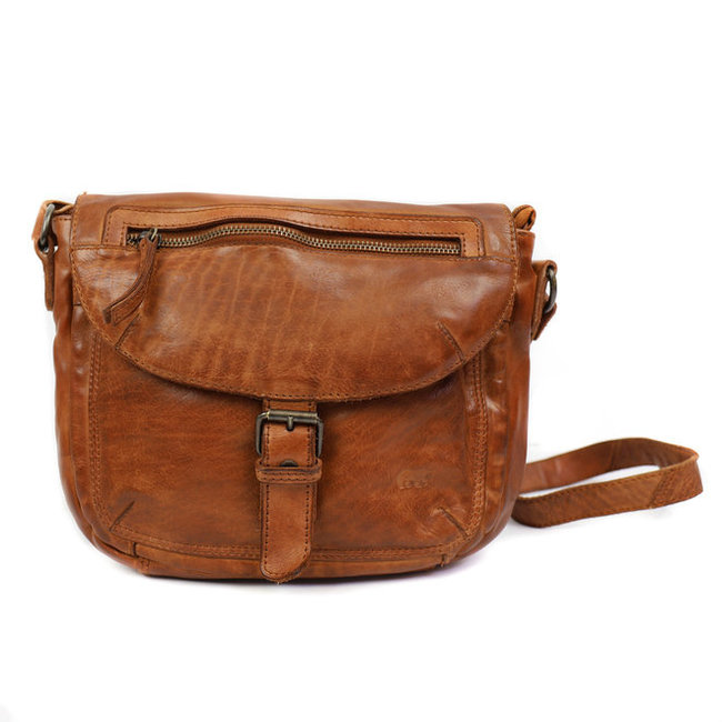 Bear Design  'Mattea'  Cognac - CL32609, Cow lavato Collectie