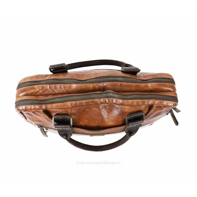 Bear Design 'Leandro' Cognac/Bruin - CL32843 Cow Lavato Collectie