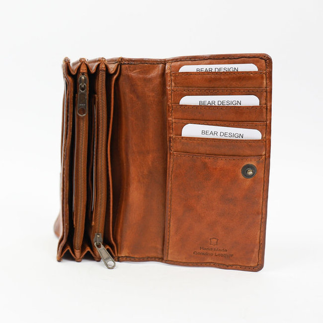 Bear Design 'Emma' Cognac - CL782 , Cow Lavato Collectie