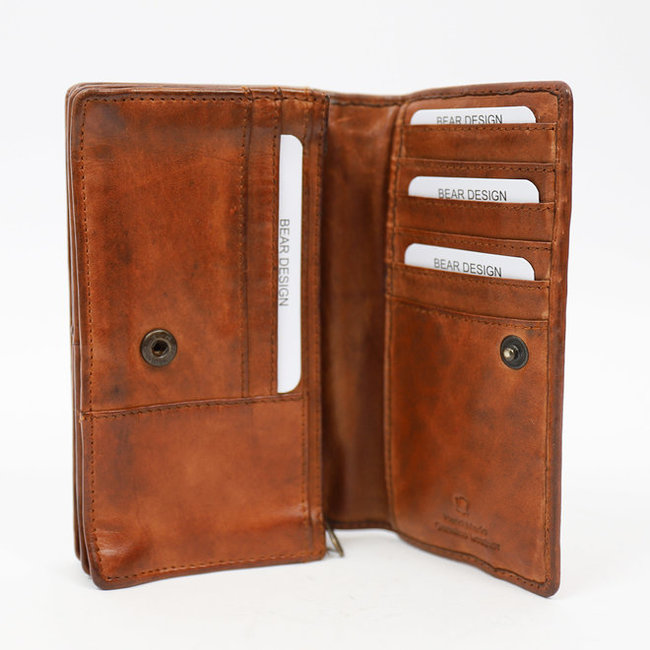 Bear Design 'Emma' Cognac - CL782 , Cow Lavato Collectie