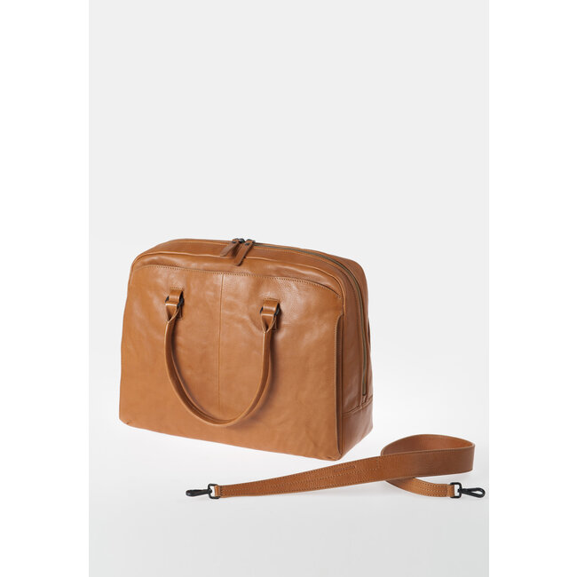 Aunts & Uncles Laptoptas 'Mrs. Plum Tart' - Caramel