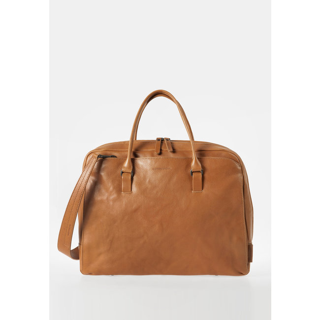 Aunts & Uncles Laptoptas 'Mrs. Plum Tart' - Caramel
