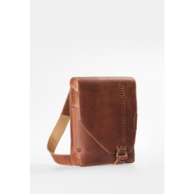 Aunts & Uncles Schoudertas 'Jason' Vintage Tan