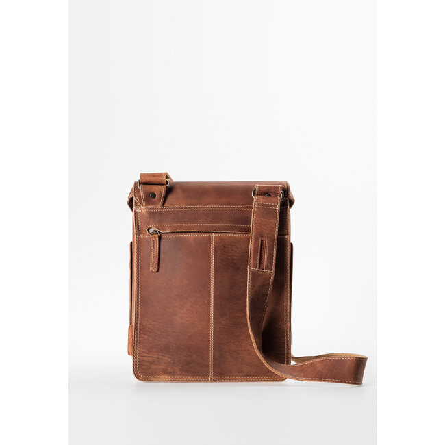 Aunts & Uncles Schoudertas 'Jason' Vintage Tan