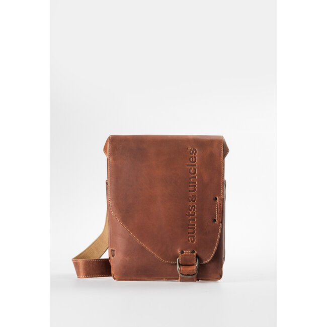 Aunts & Uncles Schoudertas 'Jason' Vintage Tan