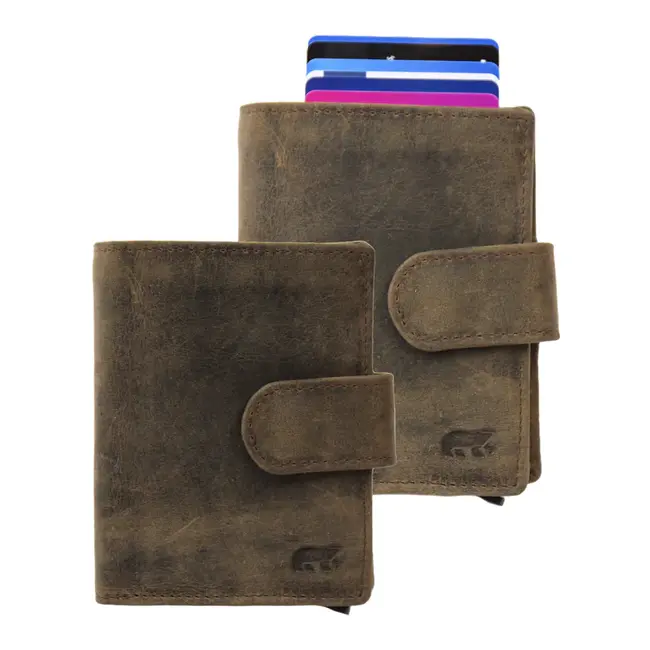 Bear Design 'Kris' Stoere Portemonnee met Secrid Cardprotector