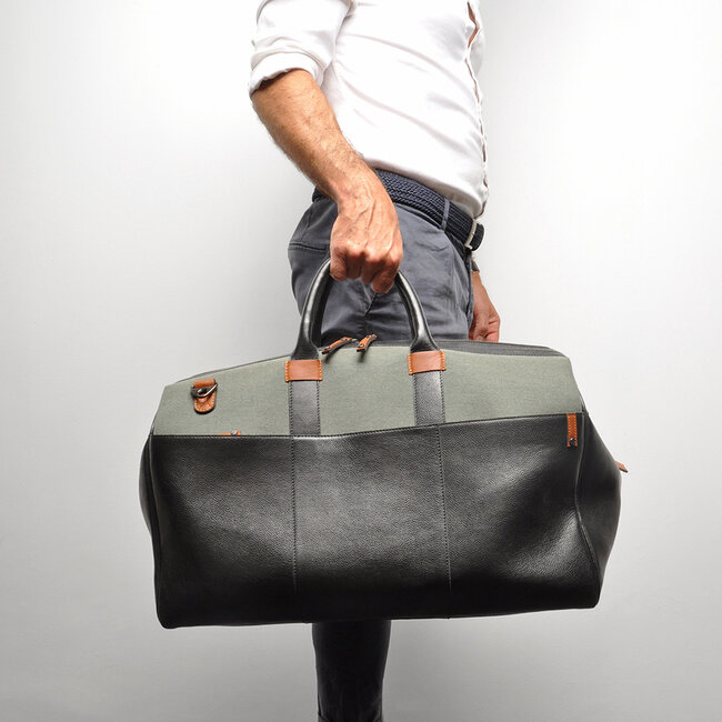 Berba bags & wallets Weekender 'Olly' 898-600-32, black-olive