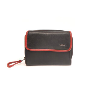 Berba bags & wallets Portemonnee 001-184-15, black-red, Soft