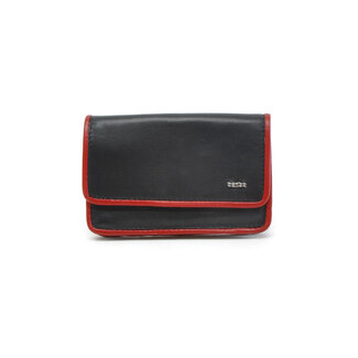 Berba bags & wallets Portemonnee 001-196-15, black-red, Soft