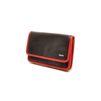 Berba bags & wallets Sleuteletui 003-096-15, black-red, Soft