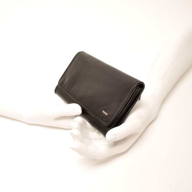 Berba bags & wallets Portemonnee 001-403-00, black, Soft