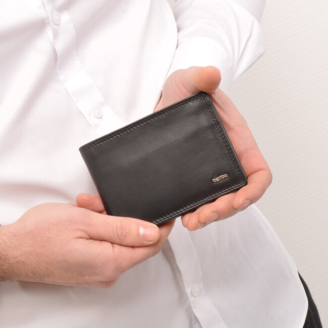 Berba bags & wallets Portemonnee 002-201-00, black, Soft