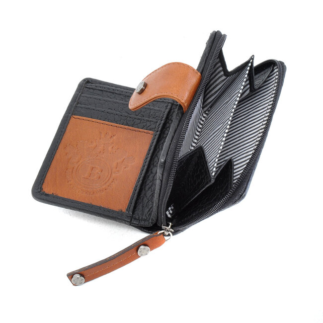 Berba bags & wallets Portemonnee 121-910-00, black, Chamonix