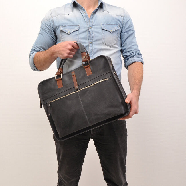 Berba bags & wallets Businesstas  826-129-07, navy, Barbarossa
