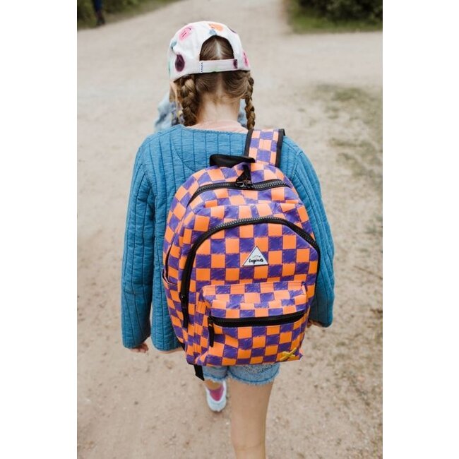 Little Legends Kinderrugzak 'Multi Checkerboard'