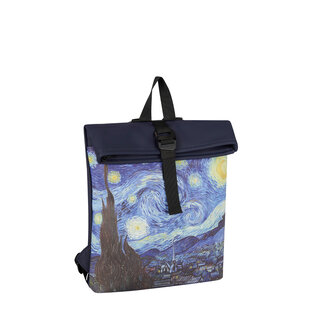 New Rebels Mart Art  Roll-Top Backpack mini  'Starry Night'