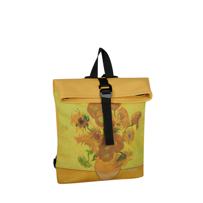 New Rebels Mart Art  Roll-Top Backpack mini - Sun flower