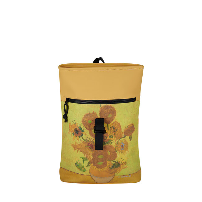 New Rebels Mart Art  Roll-Top Backpack mini - Sun flower