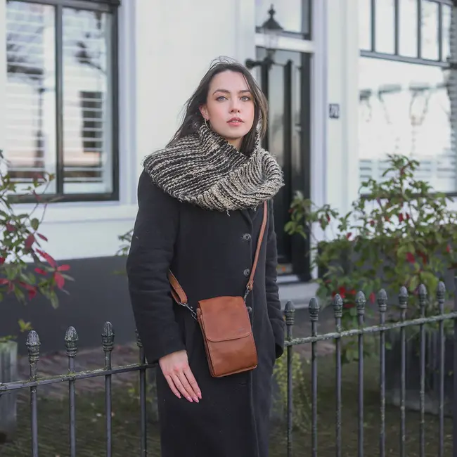 Bear Design 'Robbie' 2.0 Cognac - CP2650,  Callisto-Pelle Collectie