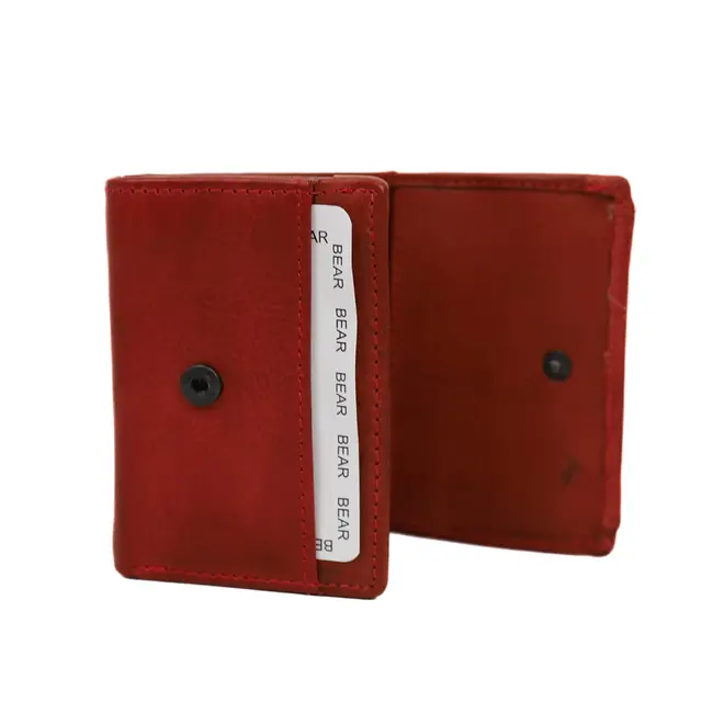 Bear Design 'Nana' red - CP4102,  Callisto-Pelle Collectie