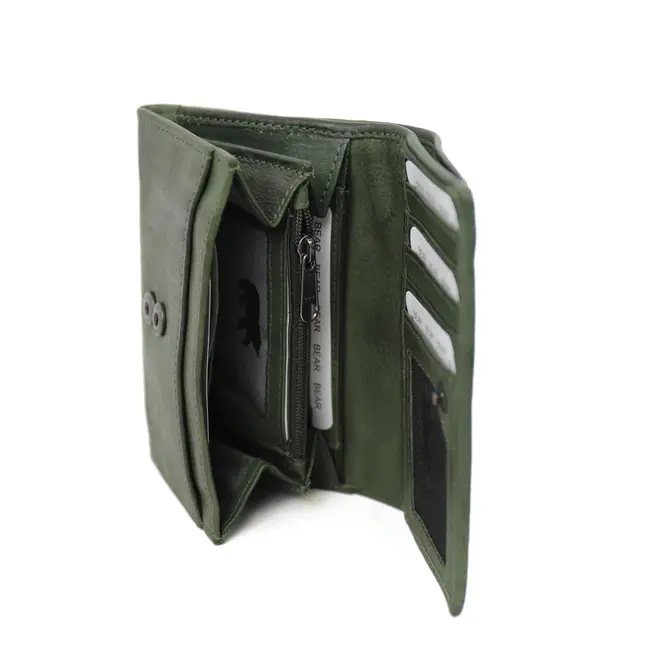 Bear Design 'Sweety' Green - CP5066,  Callisto-Pelle Collectie